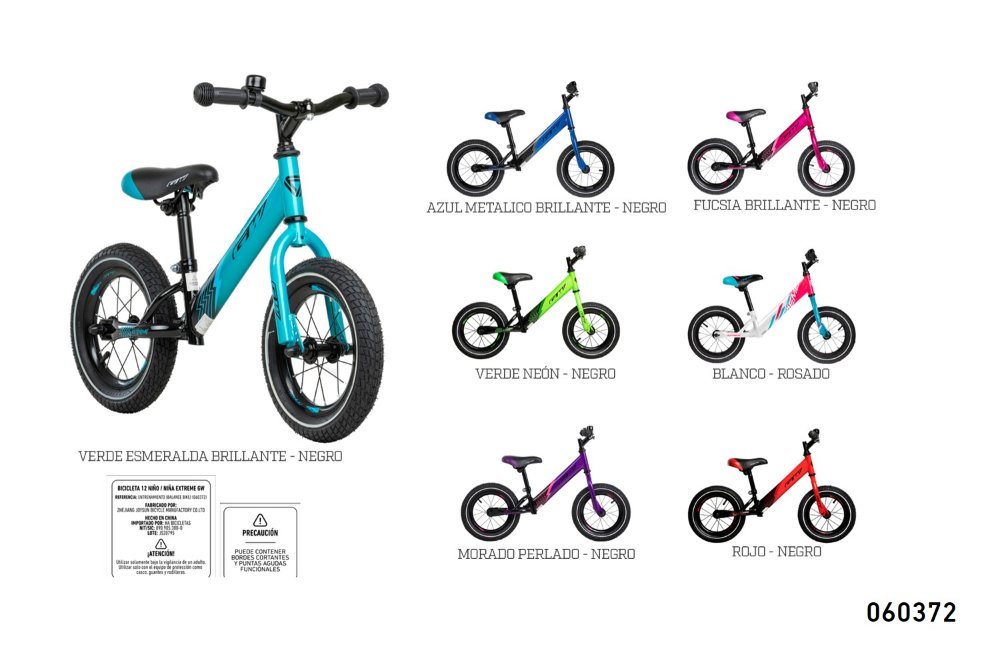 Bicicleta GW Push bike Extreme Aluminio