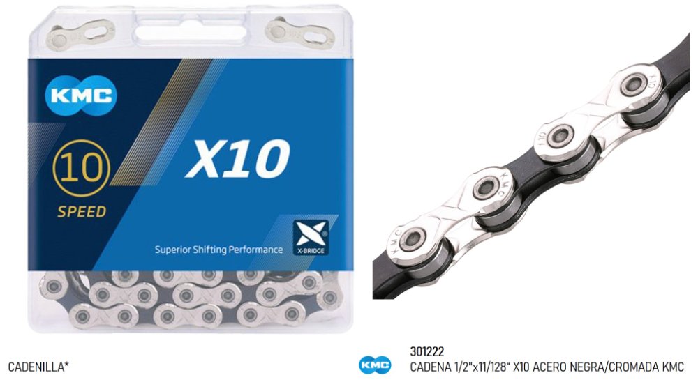 Cadenilla KMC 10V