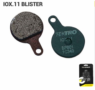 Pastilla freno tektro blister 10x11