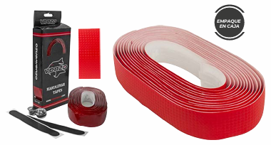Cinta VENZO tipo carbono rojo