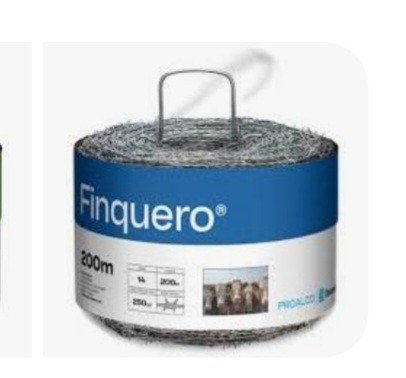 Alambre pua x 200 mtr cal. 14 finquero