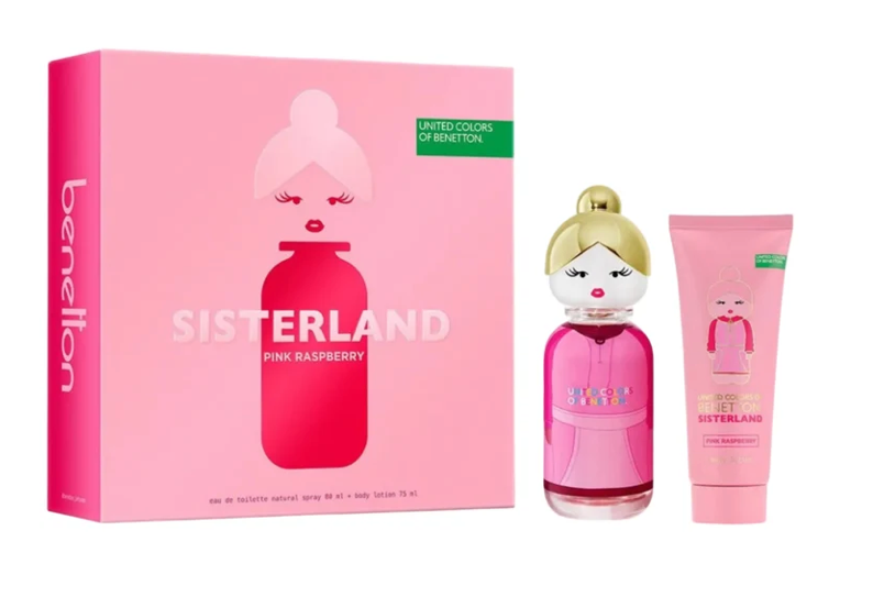 Benneton Sisterland Pink Rasperry set