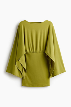 Dress fine knit green talla L