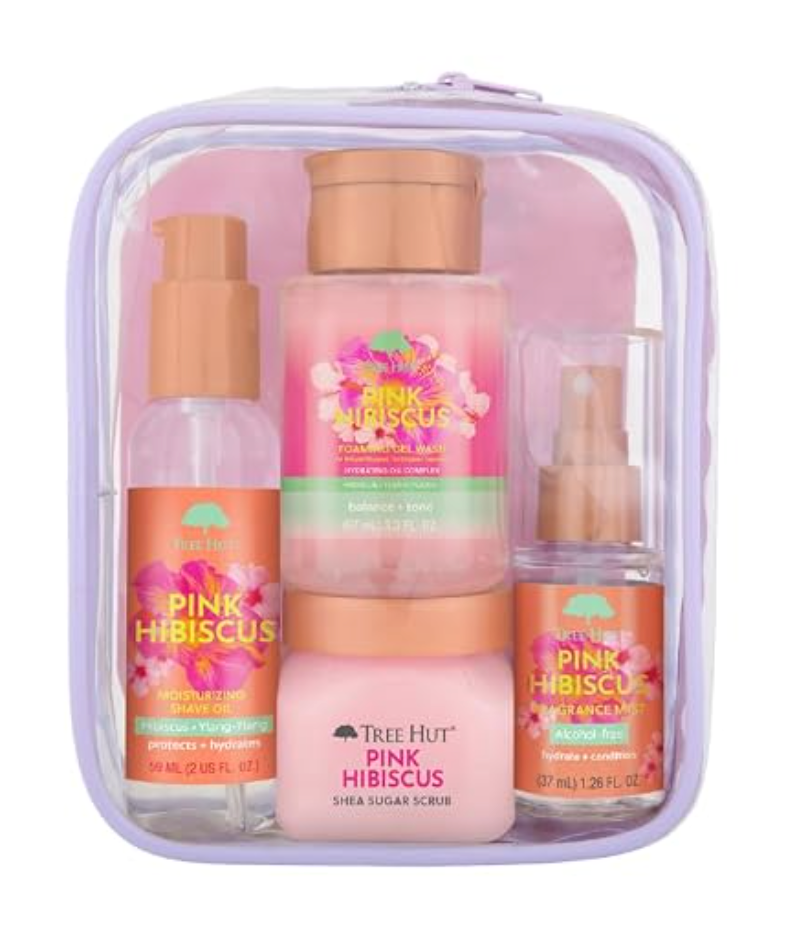 Pink Hibiscus (Gel ducha, exfoliante, splash y crema)