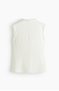 camisa turtle neck ivory Talla S