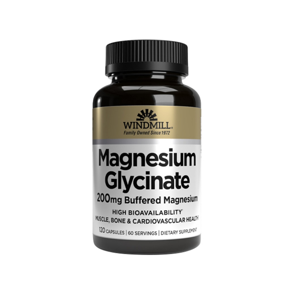 Glicinato de Magnesio 200 mg 120 Cap