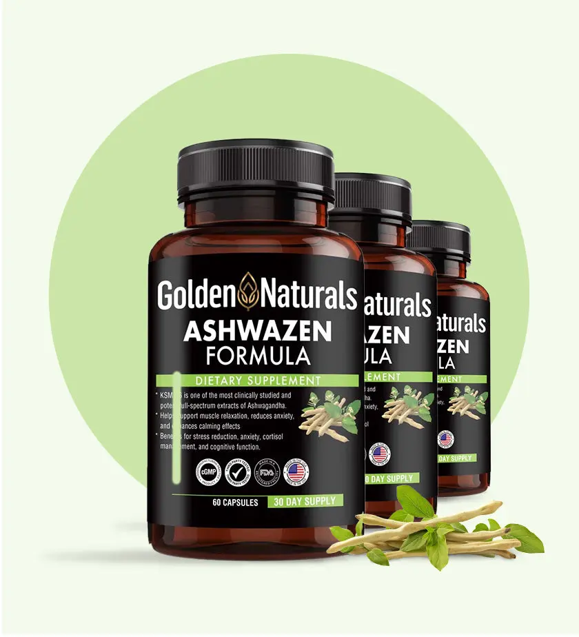 AshwaZen Formula (Ashwagandha) - Golden Naturals