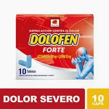 DOLOFEN 550 MG + CAFEINA TABS PROCAPS