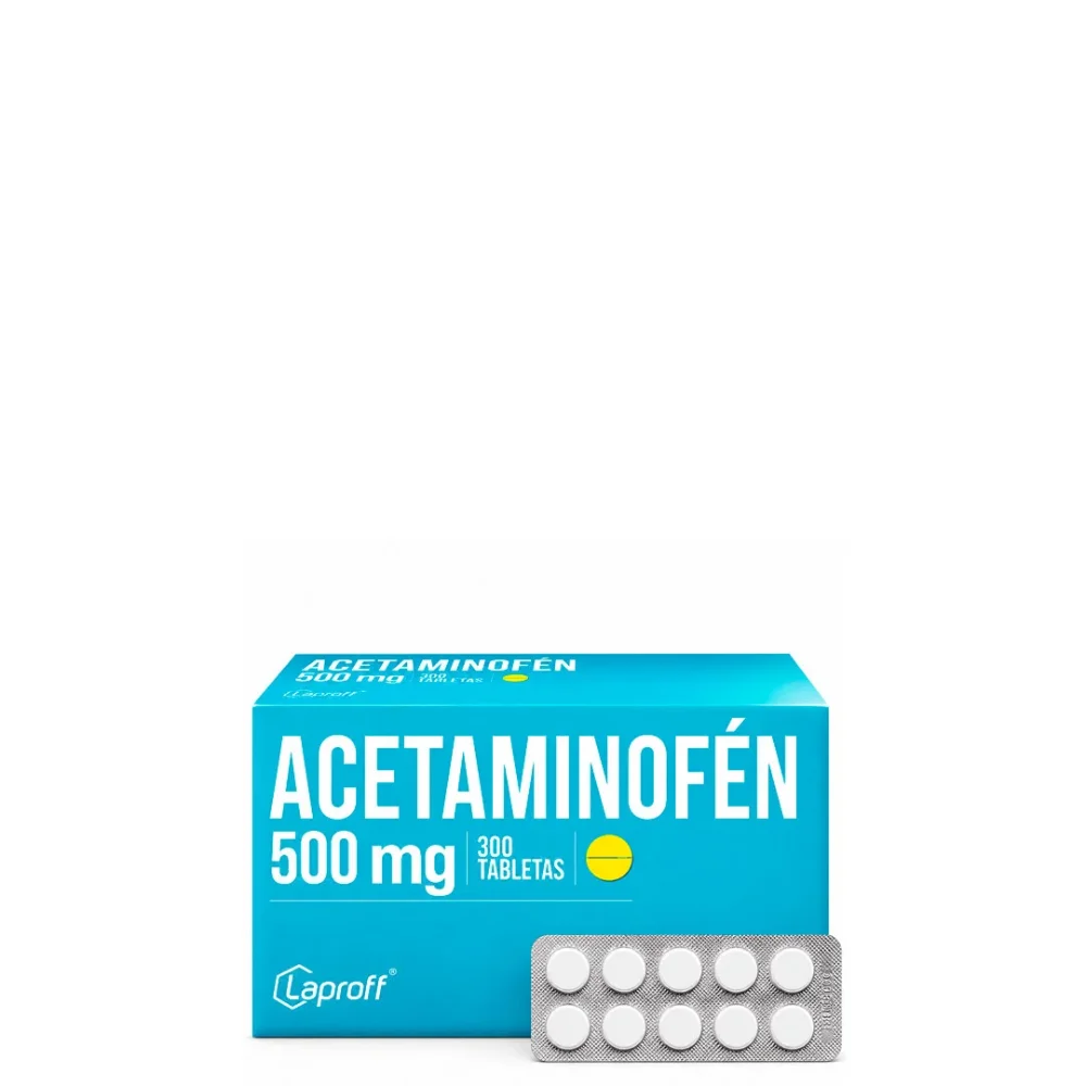 ACETAMINOFEN 500 MG LPF BLX10TAB