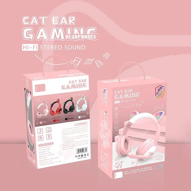 Audífonos inalámbricos Cat Ear Gaming  Headphones (modelo G19)