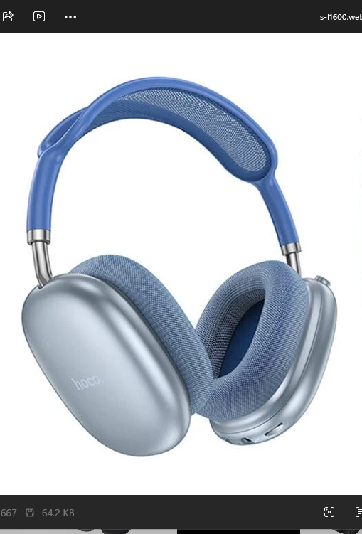 Audífonos inalámbricos Hoco W55 (90h) azul