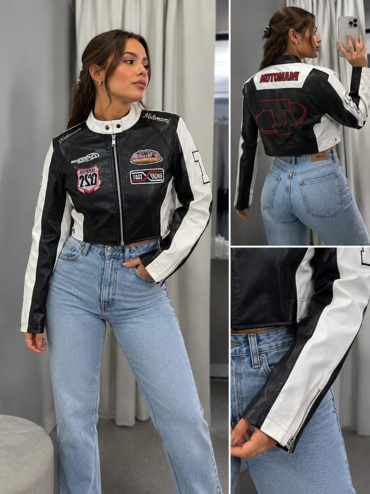 CAMPERA RACING BLACK