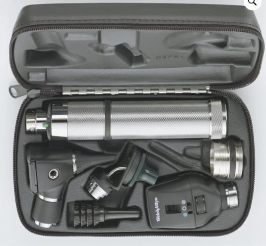Estuche de Diagnóstico Recargable LED 3.5V con iluminador nasal Welch Allyn