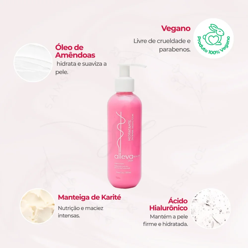 Hidratante Corporal Intense Seduction Alleva - AL 7302
