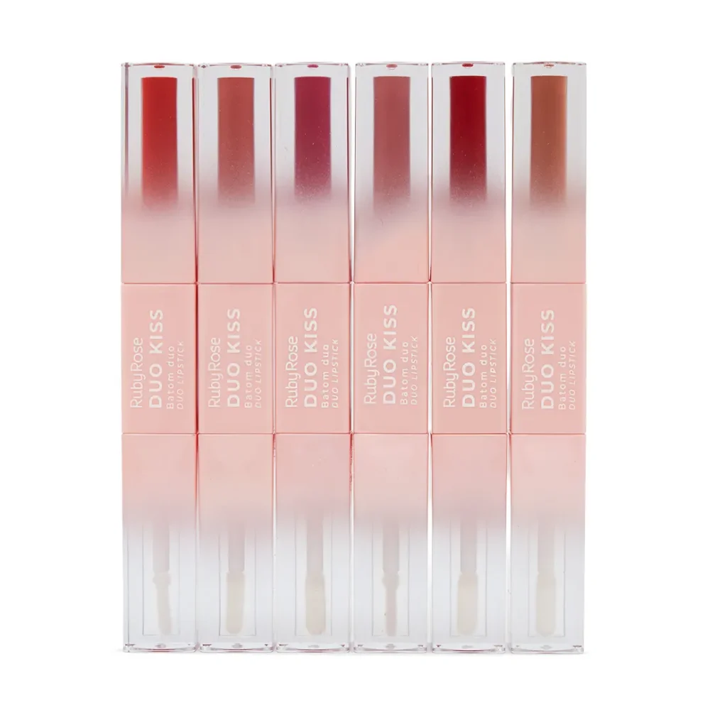 Batom DUO KISS Ruby Rose - HB-L6203