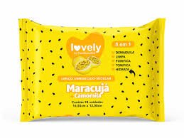 Lenço Umedecido Lovely Maracujá + Camomila FaceBeautiful - FB598-U