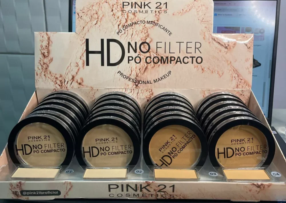 Pó Compacto HD No Filter Pink 21 - CS4335