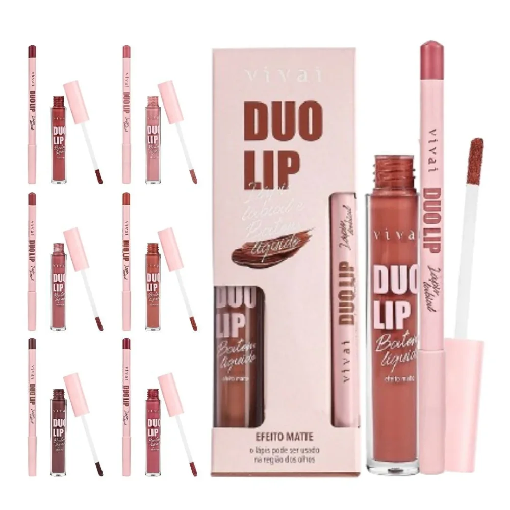 Lápis Labial e Batom Líquido VIVAI - 3387.1.1