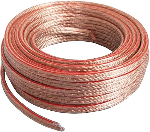 Pies de Cable Transparente Doble Para Bocina De 18 Awg