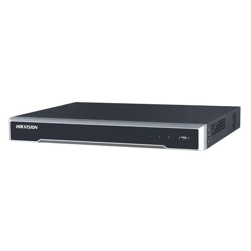 NVR Hikvision 16CH H.264/H.265 4K Graba hasta 8MP HDMI/VGA,