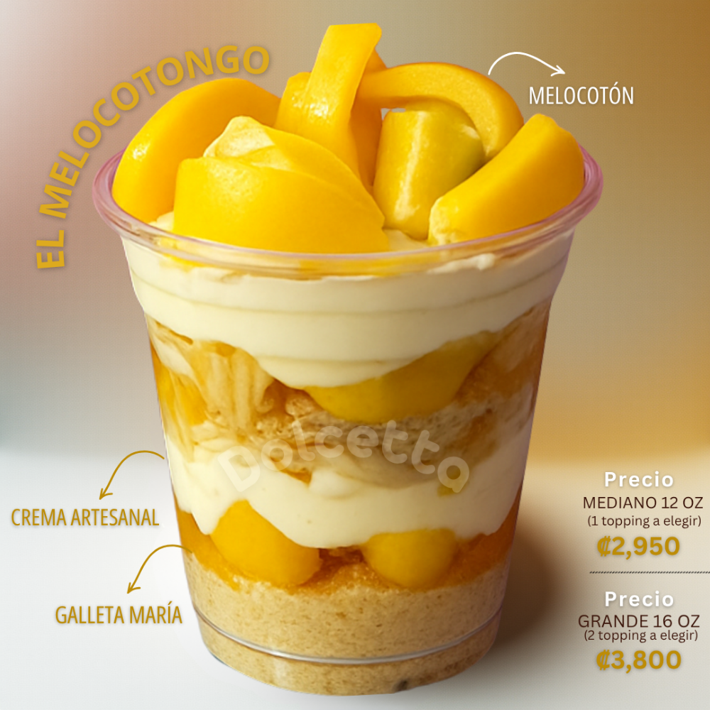 Fresas con Crema El Melocotongo