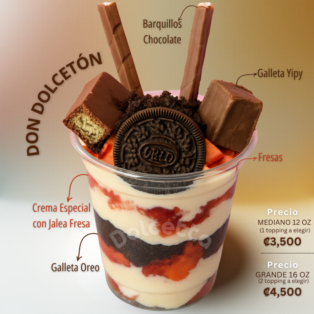 Fresas con Crema Don Dolcetton