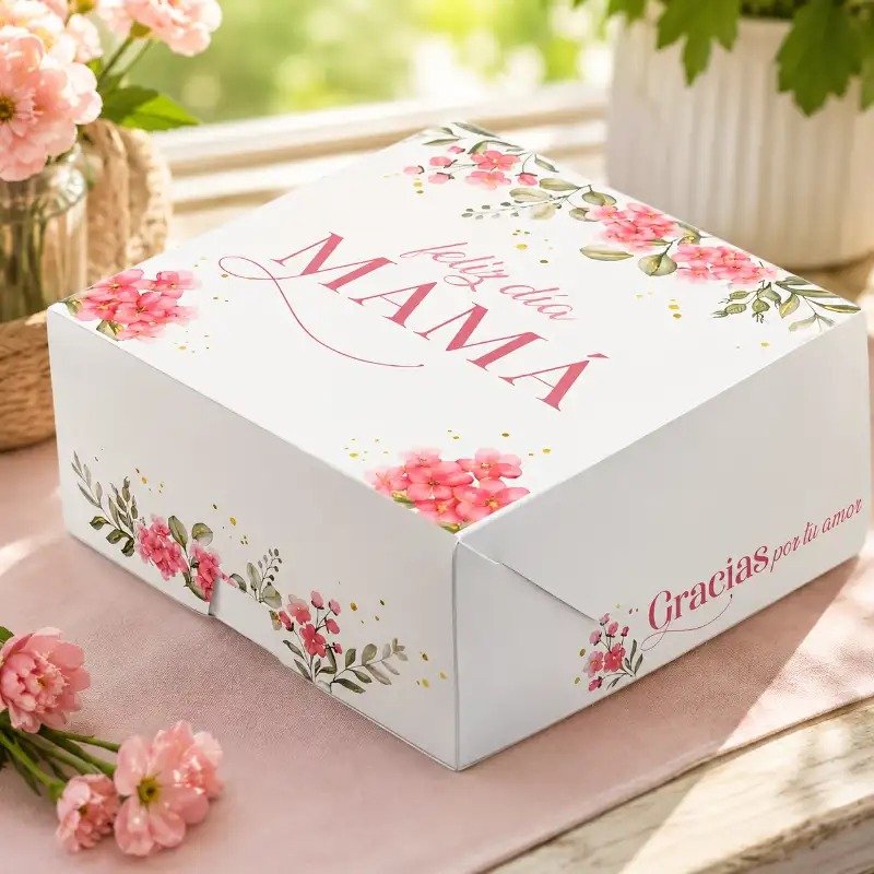 CAJA CON TAPA BISAGRA