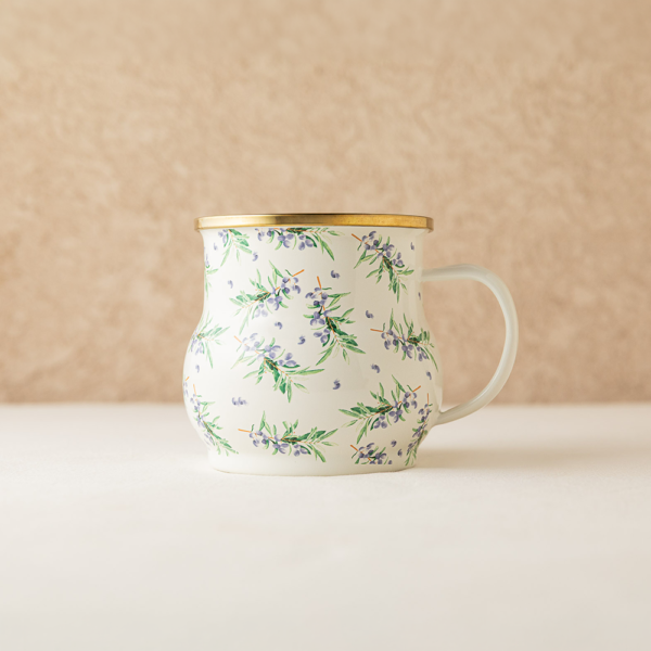 TAZON SEMI BOMBE FLORES Y OLIVOS