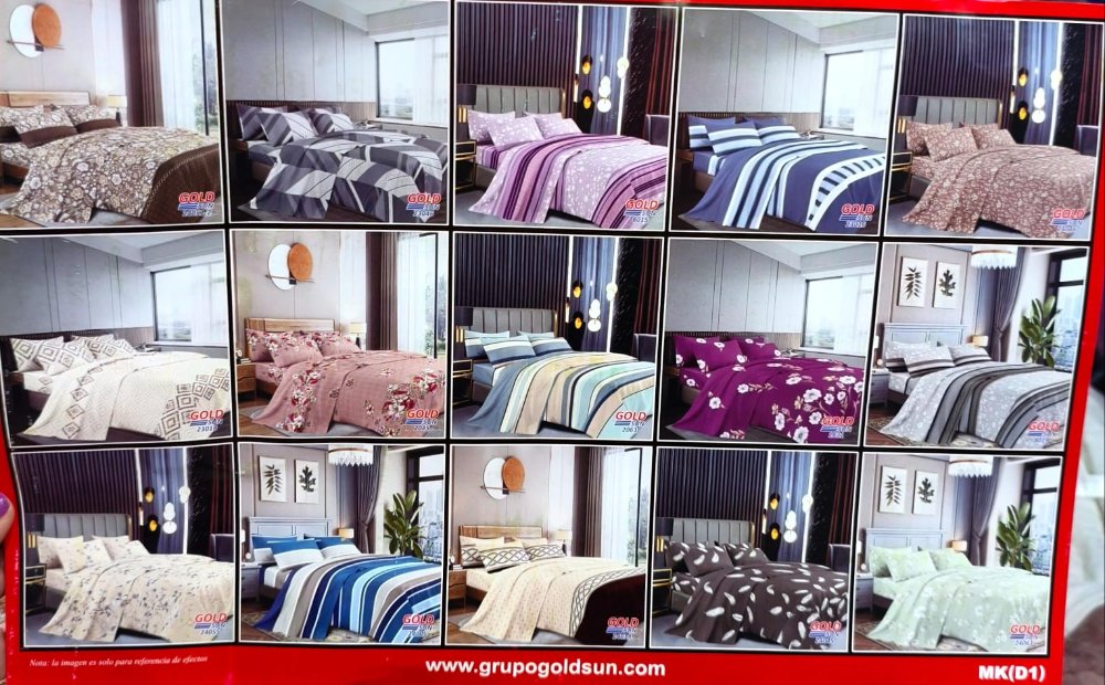 SABANAS FULL ESTAMPADAS 2500 HILOS / 2 PLAZAS