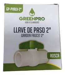 Llave de bola de 2”con rosca