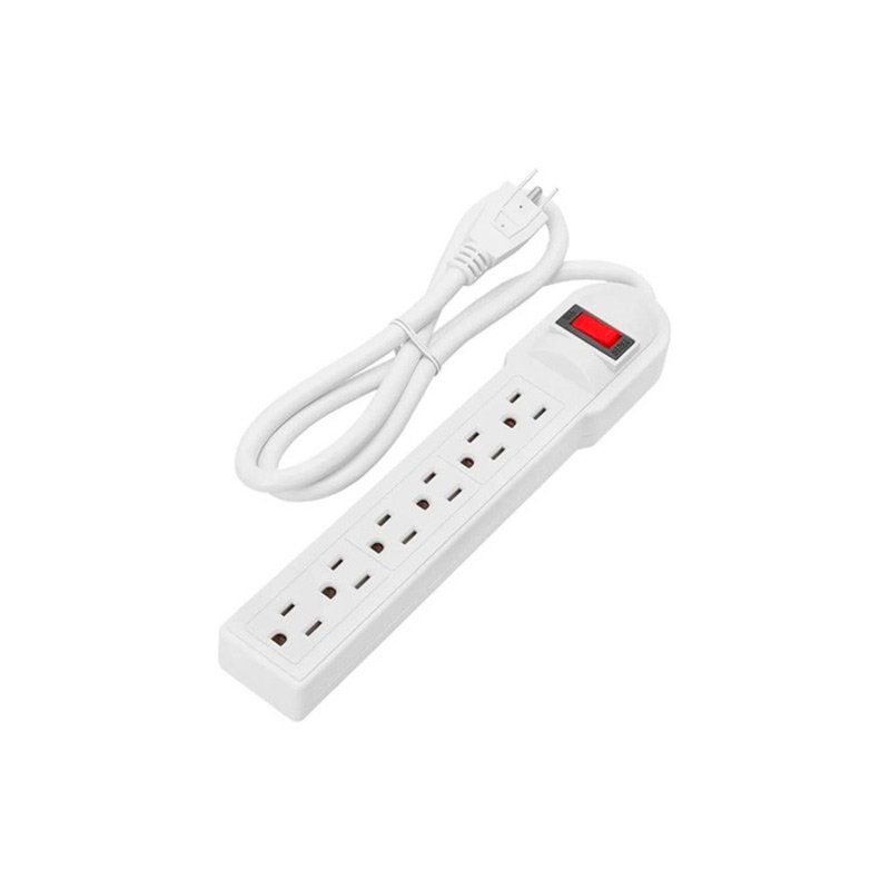 EXTENSION ELECTRICA CON 6 ENTRADAS