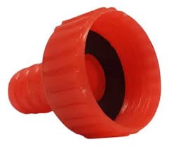 CONEXION PARA MANGUERA 1/2" COMPUESTA PVC ROJA
