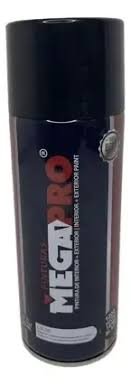 PINTURA EN SPRAY NEGRO MATE 400ML MEGAPRO