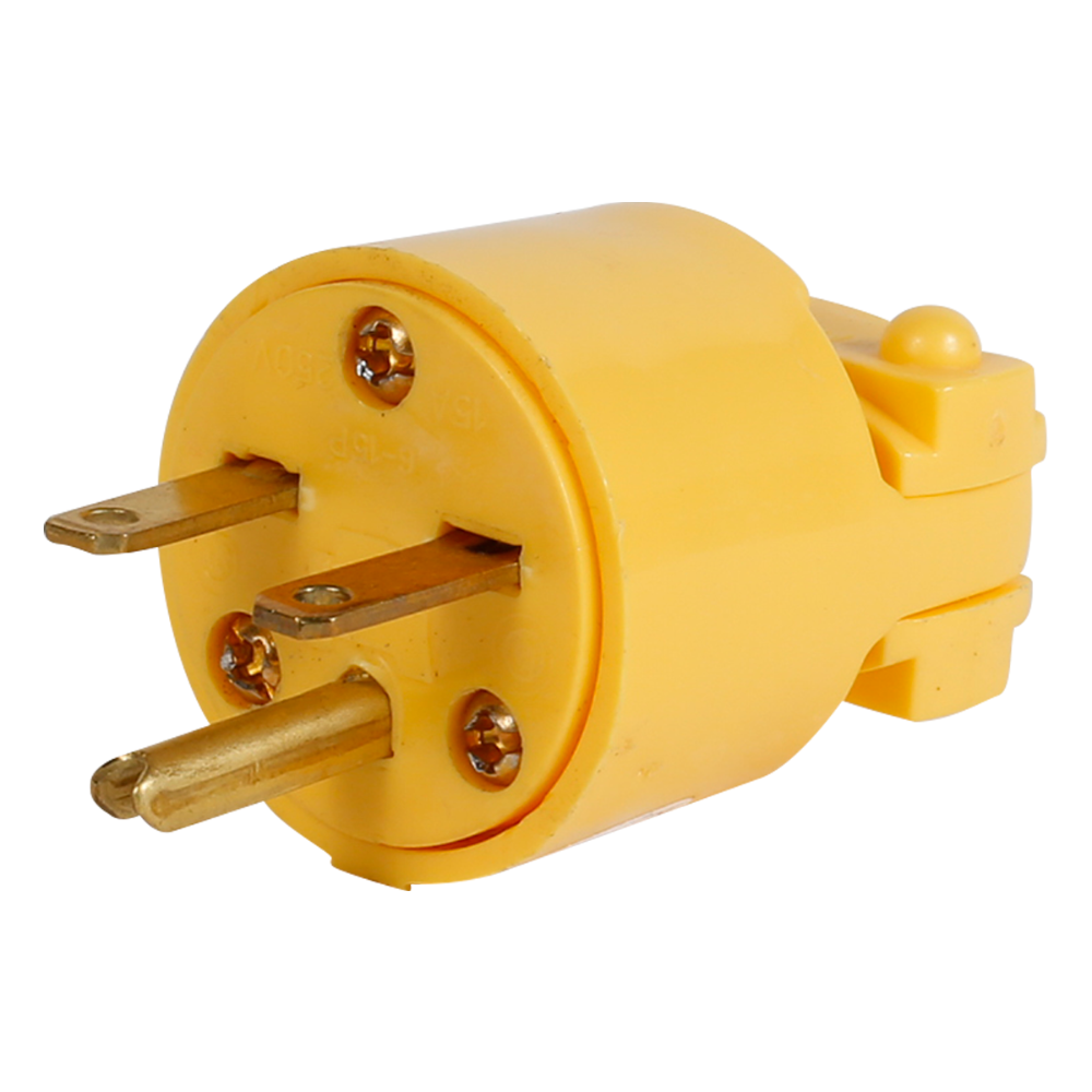 ENCHUFE U-38/3P T/CHINO /VINIL/15A-220V