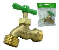 LLAVE DE CHORRO BRONCE MARIPOSA GREENPRO