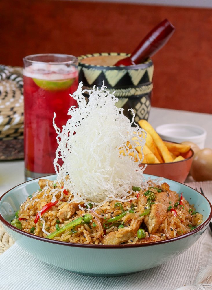 ARROZ DE CERDO AL WOK
