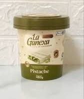 Pasta Amend.Choco.Branco C/Pistache 450g La Ganexa - Unidade