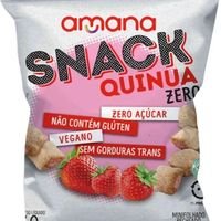 Amana Snack Quinoa Zero C/ Morango 40g - Unidade