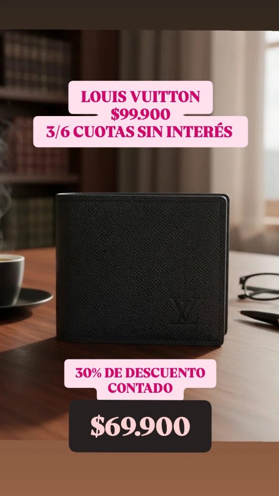BILLETERA HOMBRE LOUIS VUITTON 2