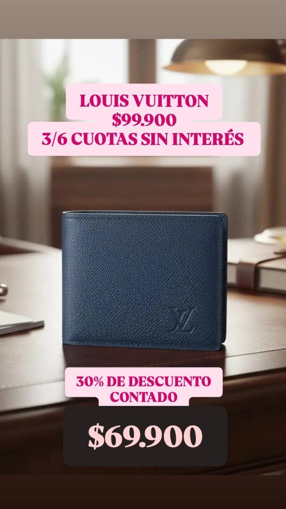 BILLETERA HOMBRE LOUIS VUITTON 1