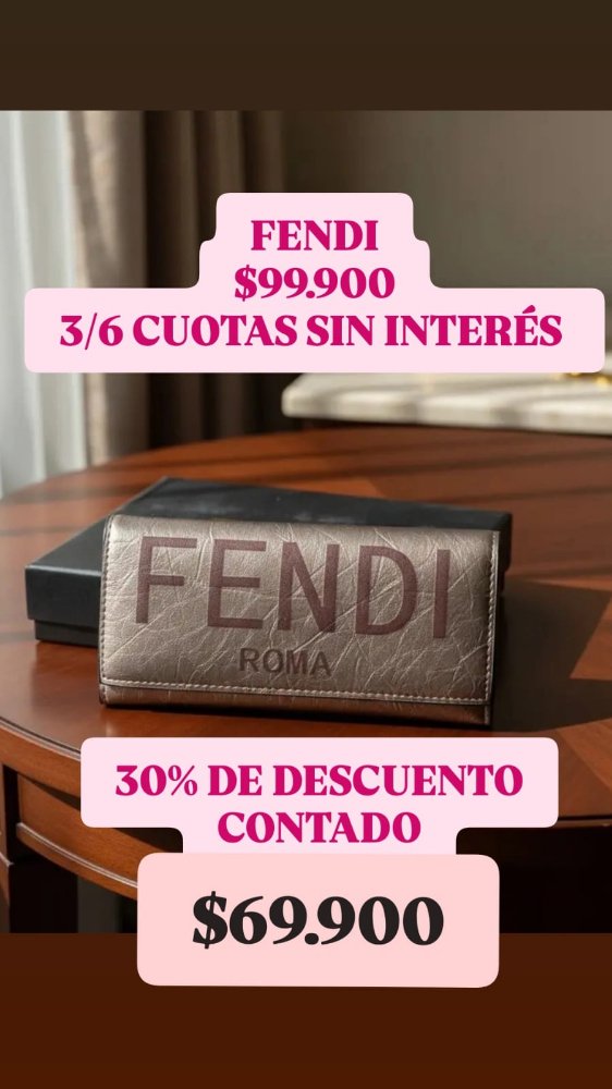 BILLETERA MUJER FENDI