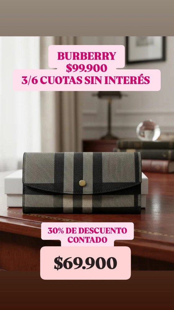 BILLETERA MUJER BURBERRY