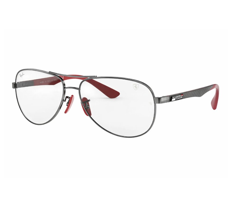ARMAZON RAYBAN CON CRISTALES RECETADOS AVIATOR FERRARI