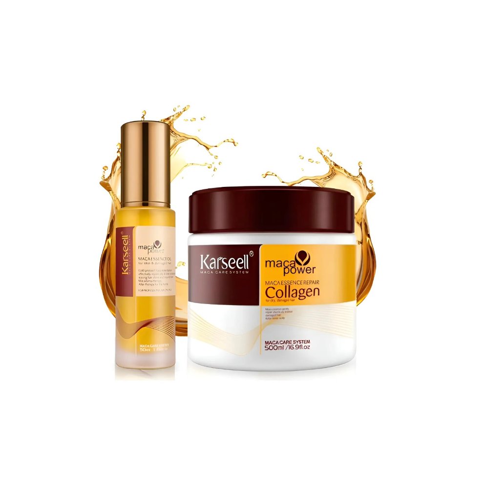 KARSEELL KIT MACAPOWER COLAGENO 500ML + OIL 50ML