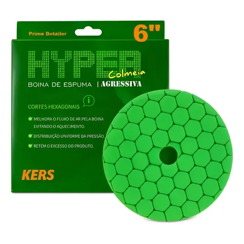 BOINA DE ESPUMA HYPER 6 VERDE AGRESSIVA