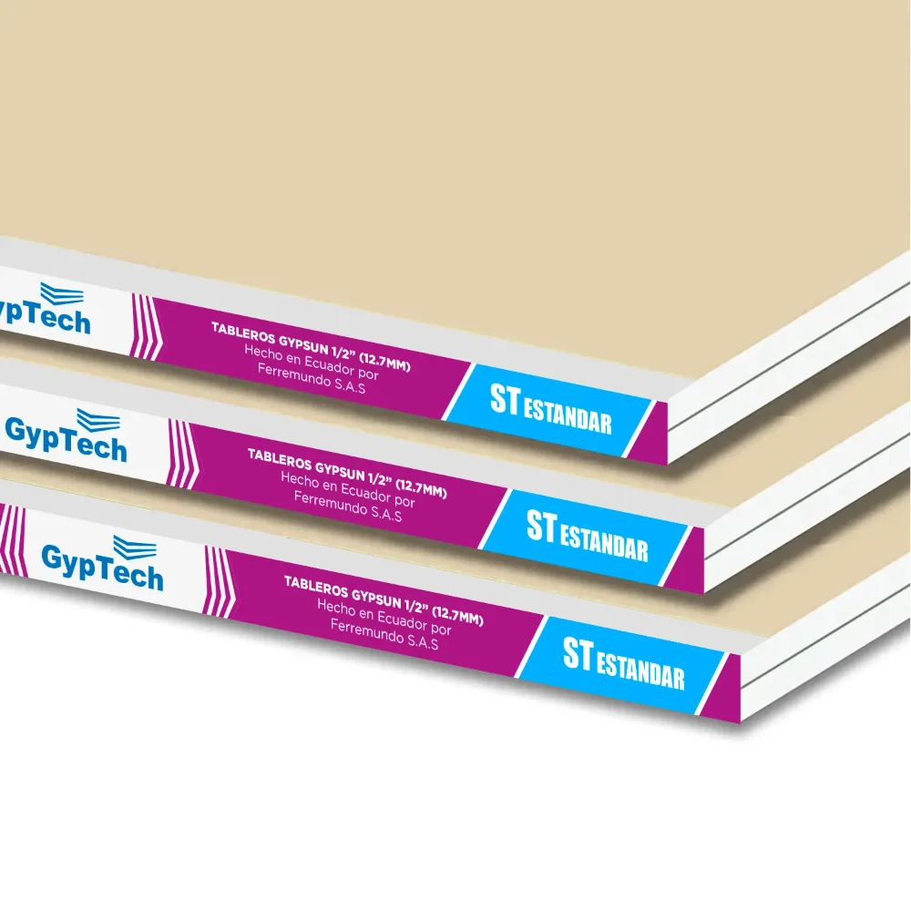 PLANCHA DE GYPSUM ESTÁNDAR