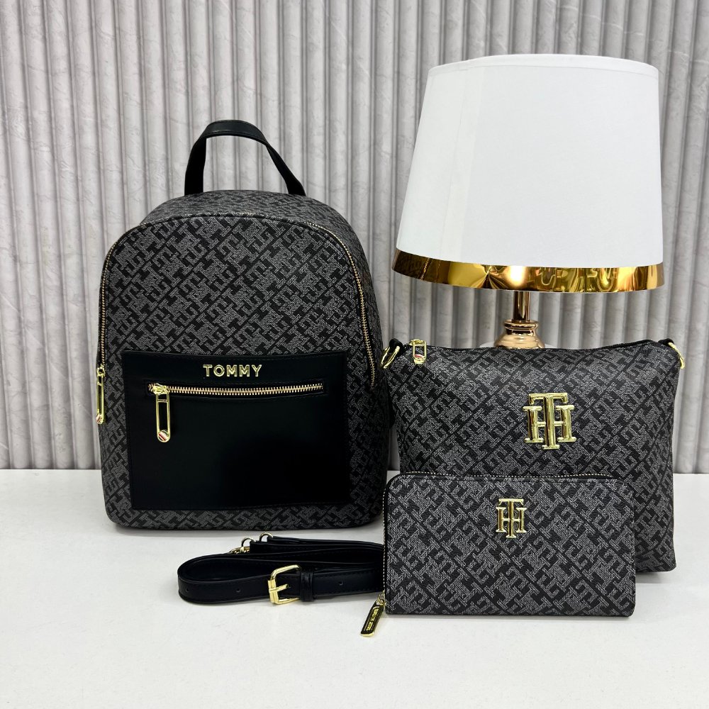 Mochila 3 Unidades Tommy Hilfiger