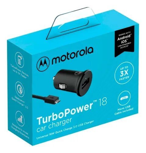 CARGADOR MT AUTO 18W QC 3.0 CABLE MICRO USB 1M SJV100