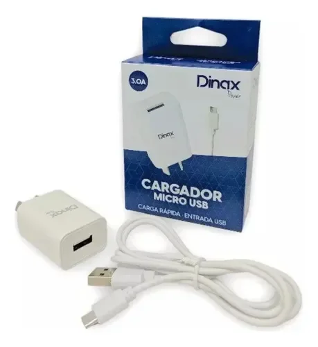 CARGADOR 220V 3.0 V8 1 USB - DINAX
