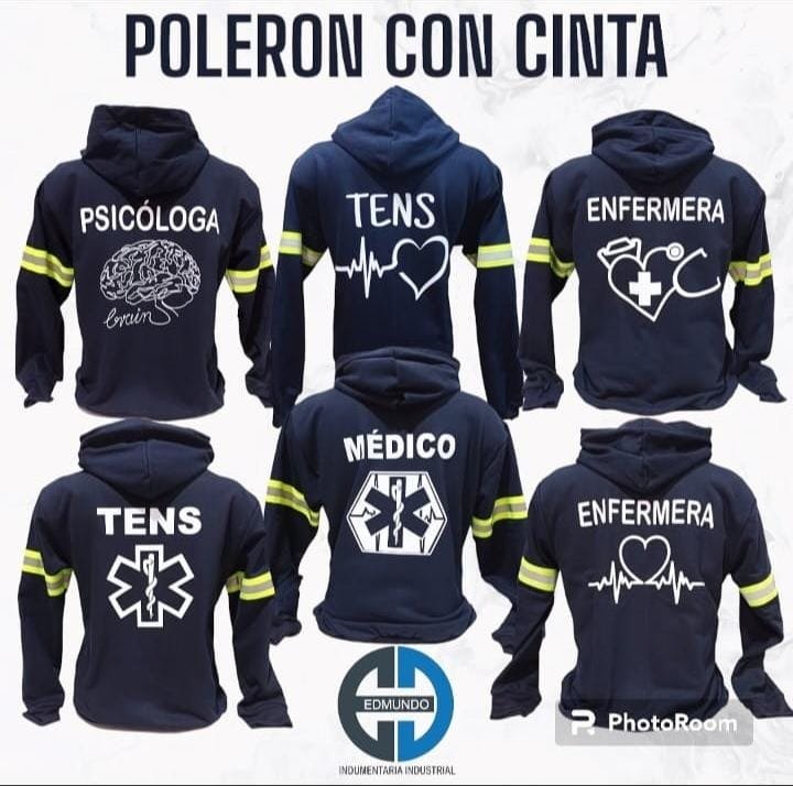 POLERON  CINTA  DIA  Y NOCHE  CANGURO  O  CIERRE